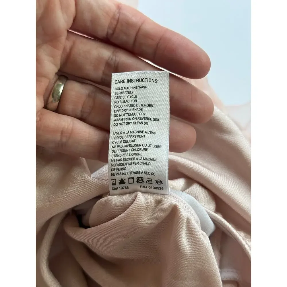 Bloch Girls Champagne Shimmer Tutu Dress Size 6X-7 Ballet